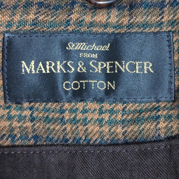 Vintage 1998 The Ranch Jacket Classic Marks & Spencer Coat Men's Size Medium - Picture 8 of 10